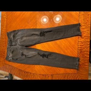 American eagle ripped black jeans